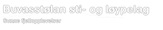 Buvasstølan sti- og løypelag